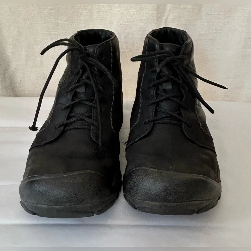 Keen Men's‎ Neutral Black Comfy Casual Leather Boots